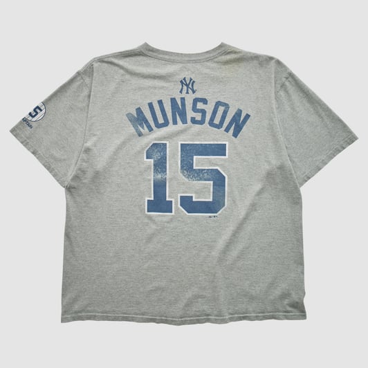 New York Yankees Majestic 2010s T-shirt - Heather Gray - 2XL by Fanatics Real Vintage