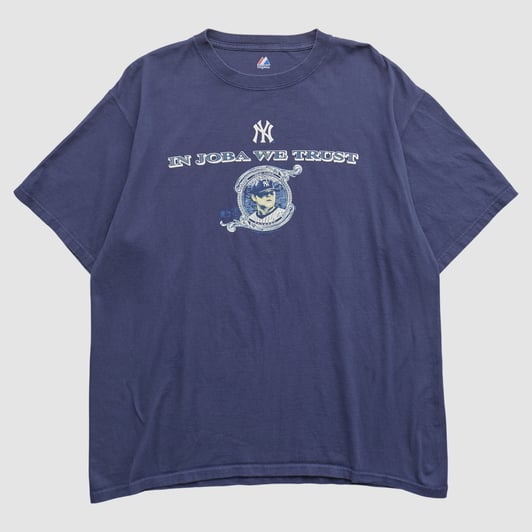 New York Yankees Majestic 2010s T-shirt - Navy - L by Fanatics Real Vintage