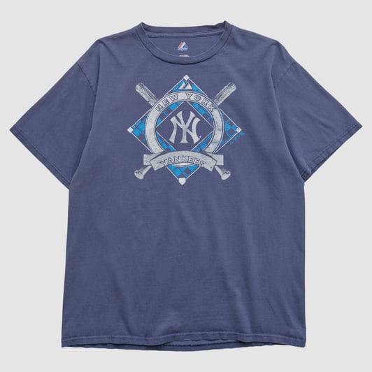 New York Yankees Majestic 2010s T-shirt - Navy - M by Fanatics Real Vintage