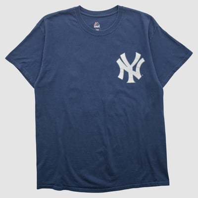 New York Yankees Majestic 2010s T-shirt - Navy - M by Fanatics Real Vintage