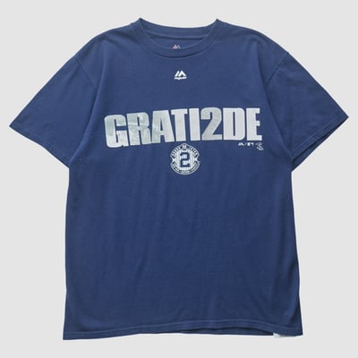 New York Yankees Majestic 2010s T-shirt - Navy - M by Fanatics Real Vintage