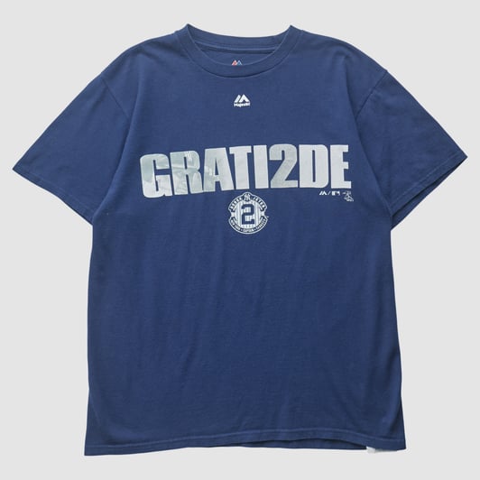 New York Yankees Majestic 2010s T-shirt - Navy - M by Fanatics Real Vintage