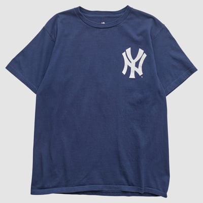 New York Yankees Majestic 2010s T-shirt - Navy - S by Fanatics Real Vintage