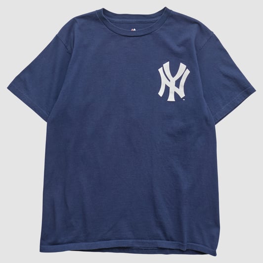 New York Yankees Majestic 2010s T-shirt - Navy - S by Fanatics Real Vintage