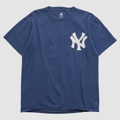 New York Yankees Majestic 2010s T-shirt - Navy - S by Fanatics Real Vintage