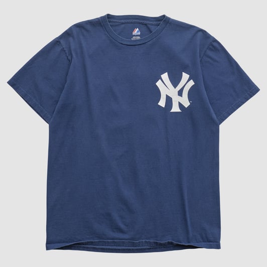 New York Yankees Majestic 2010s T-shirt - Navy - S by Fanatics Real Vintage