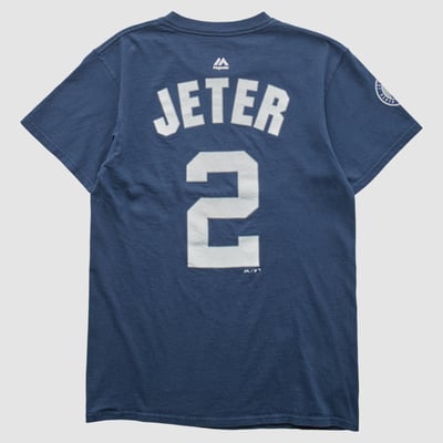 New York Yankees Majestic 2010s T-shirt - Navy - S by Fanatics Real Vintage