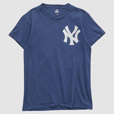 New York Yankees Majestic 2010s T-shirt - Navy - XS by Fanatics Real Vintage