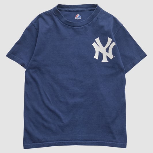 New York Yankees Majestic 2010s T-shirt - Navy - XS by Fanatics Real Vintage