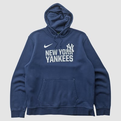 New York Yankees Nike 2010s Hooded Pullover Sweatshirt - Navy - L by Fanatics Real Vintage