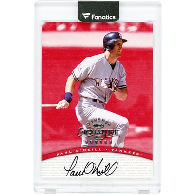 Paul O'Neill New York Yankees Autographed 1997 Donruss Signature Series #NNO Card
