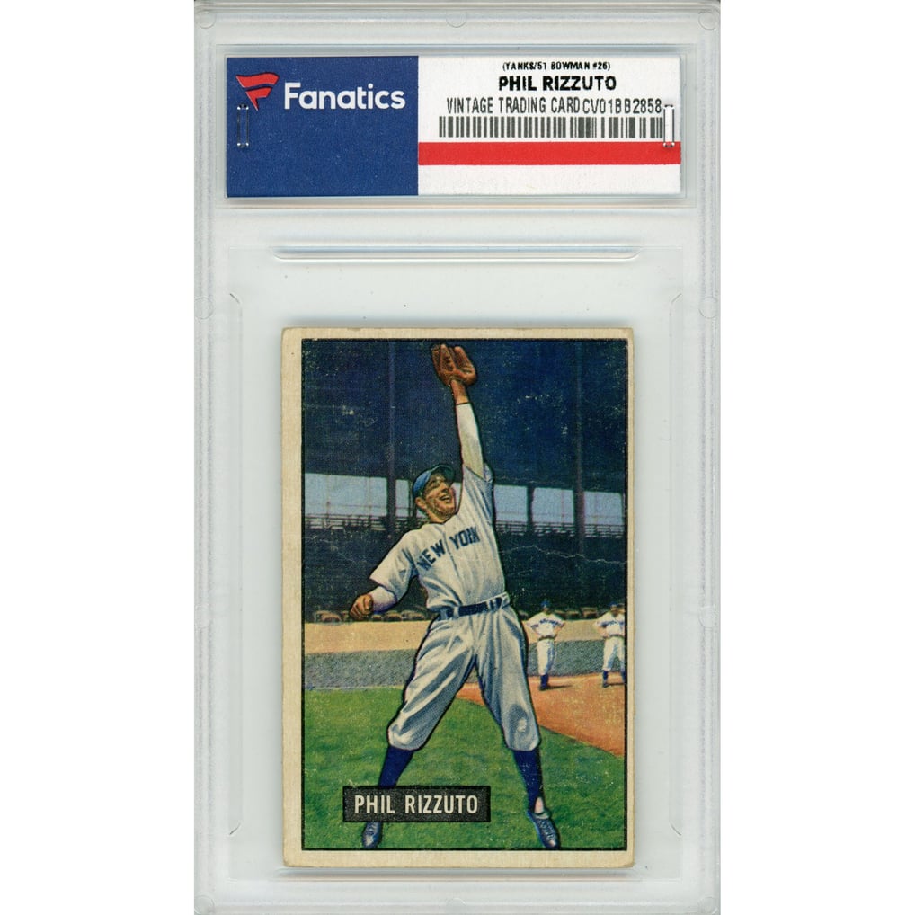 New York Yankees Phil Rizzuto 1951 Bowman #26 Card - Topps