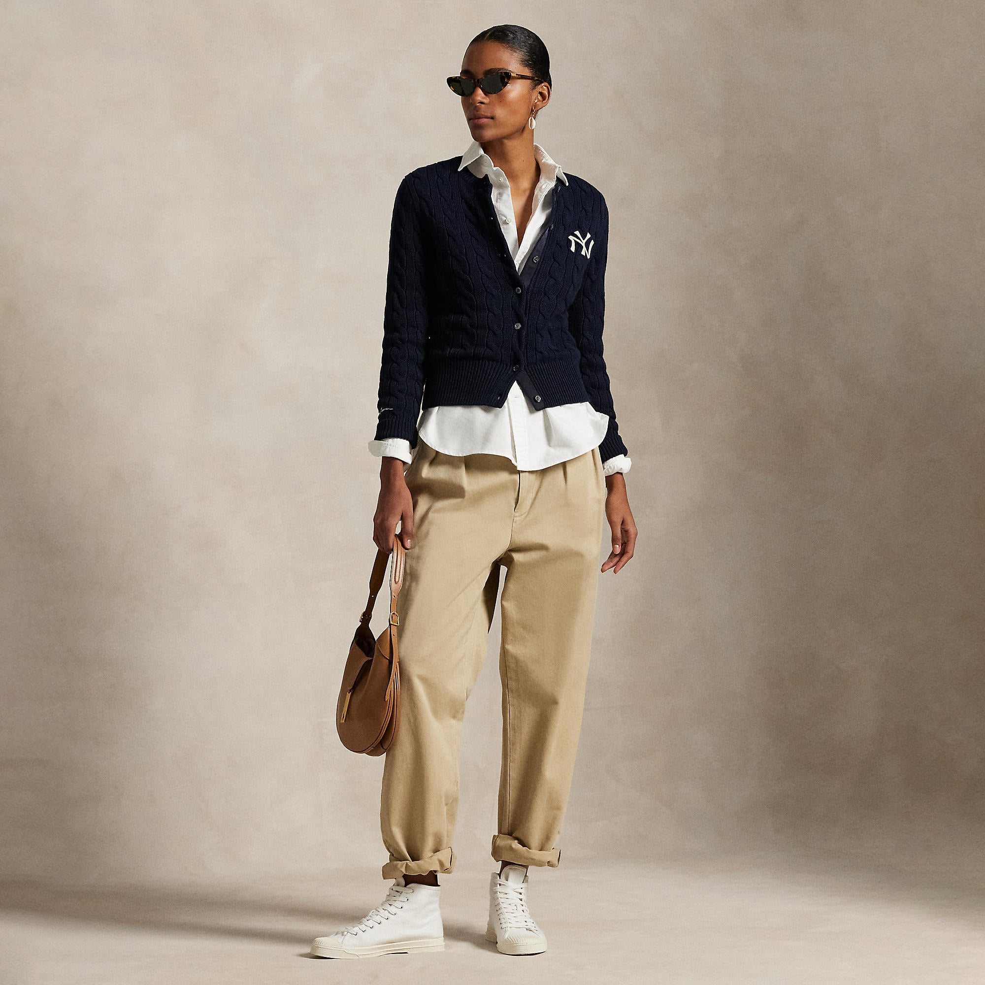 Yankees Polo Ralph Lauren Navy Cardigan Polo Ralph Lauren ネイビー 