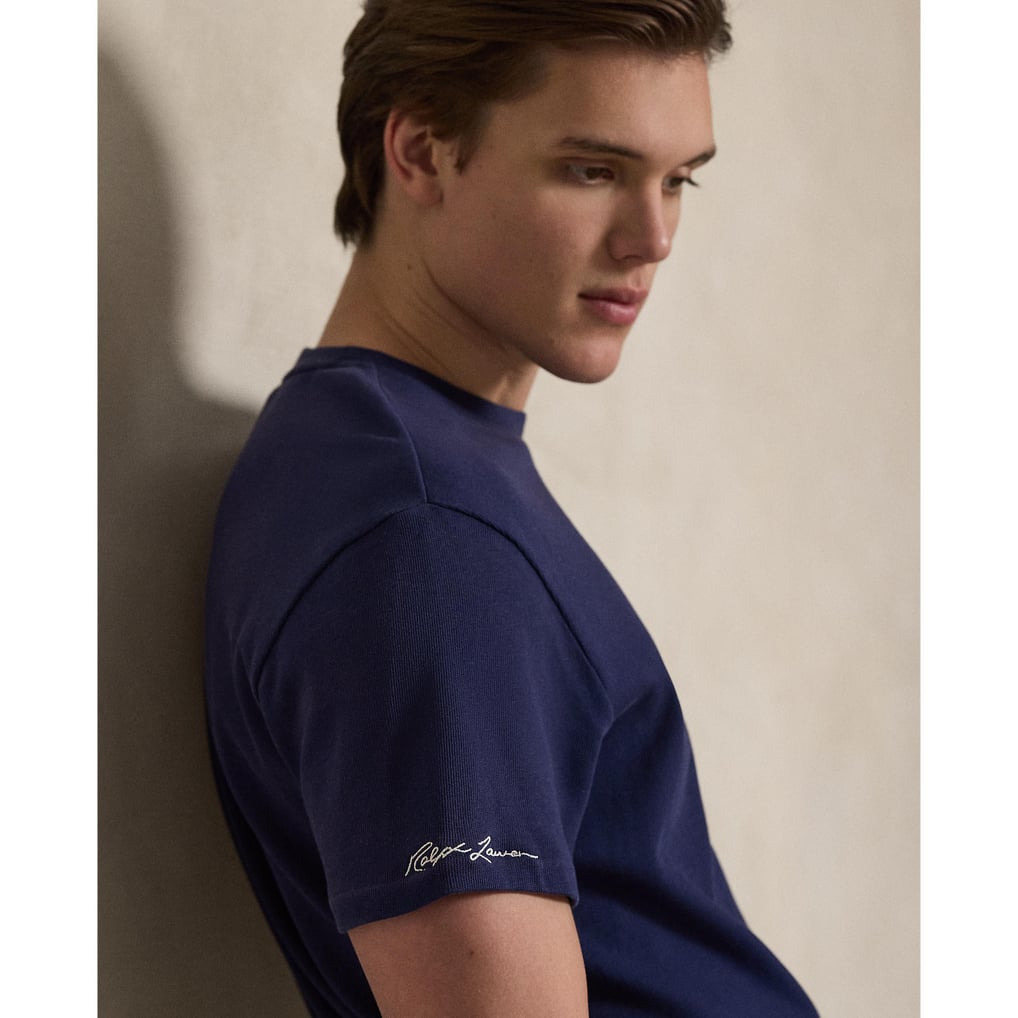 Yankees Polo Ralph Lauren Navy Cotton T-Shirt