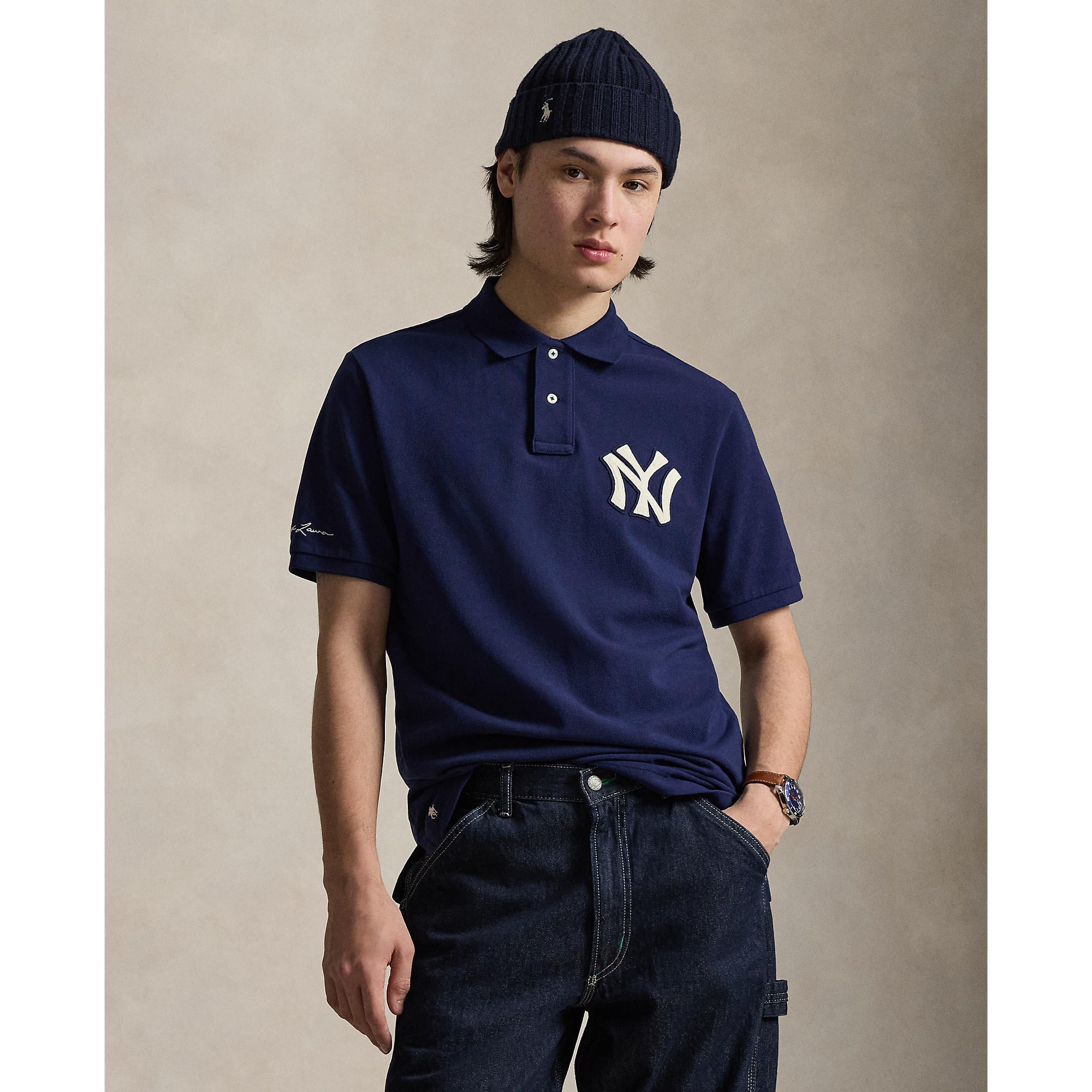 Yankees Polo Ralph Lauren Polo Shirt - Navy