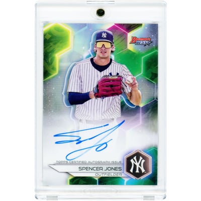 Spencer Jones New York Yankees Autographed 2023 Bowman Best Of '23 Refractor #B23-SJ Card 