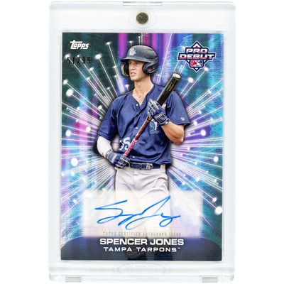 Spencer Jones New York Yankees Autographed 2023 Topps Pro Debut Future Cornerstones #FC-SJ #51/99 Card 