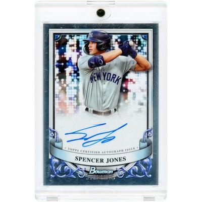 Spencer Jones New York Yankees Autographed 2024 Bowman Sterling #PA-SJ Card 