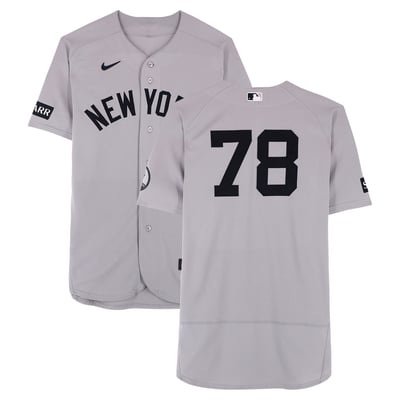 Spencer Jones New York Yankees Fanatics Authentic Game-Used #78 Gray Jersey vs. Baltimore Orioles on August 20, 2026 - 3-4, HR, RBI, 2 R