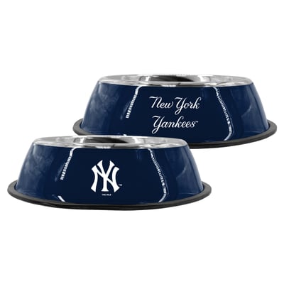 New York Yankees The Memory Company 9" Stainless Steel Pet Bowl