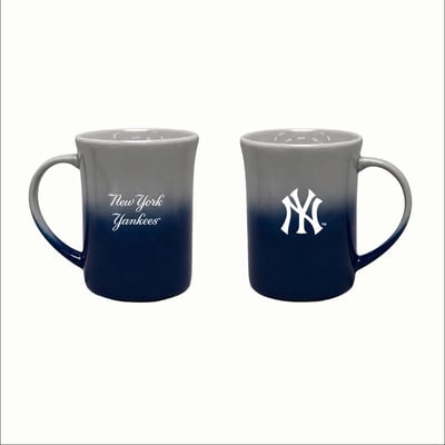 New York Yankees The Memory Company Two-Pack 15oz. Ceramic Ombre Mug Set