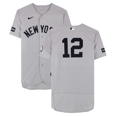 Trent Grisham New York Yankees Fanatics Authentic Game-Used #12 Gray Nike Jersey vs. Baltimore Orioles on August 20, 2026