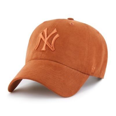 New York Yankees '47 Unisex Fall Feelings Ballpark Suede Clean Up Hat - Orange
