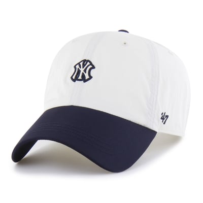New York Yankees '47 Unisex Modernia Clean Up Adjustable Hat - White/Navy
