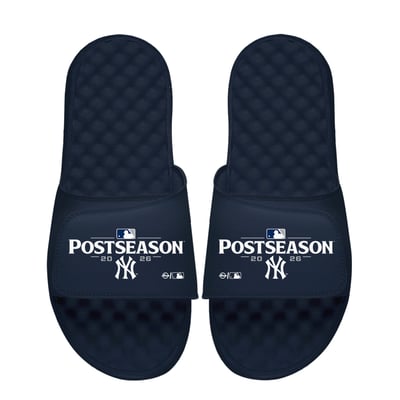 New York Yankees ISlide Unisex 2026 MLB Postseason Slide Sandals - Navy