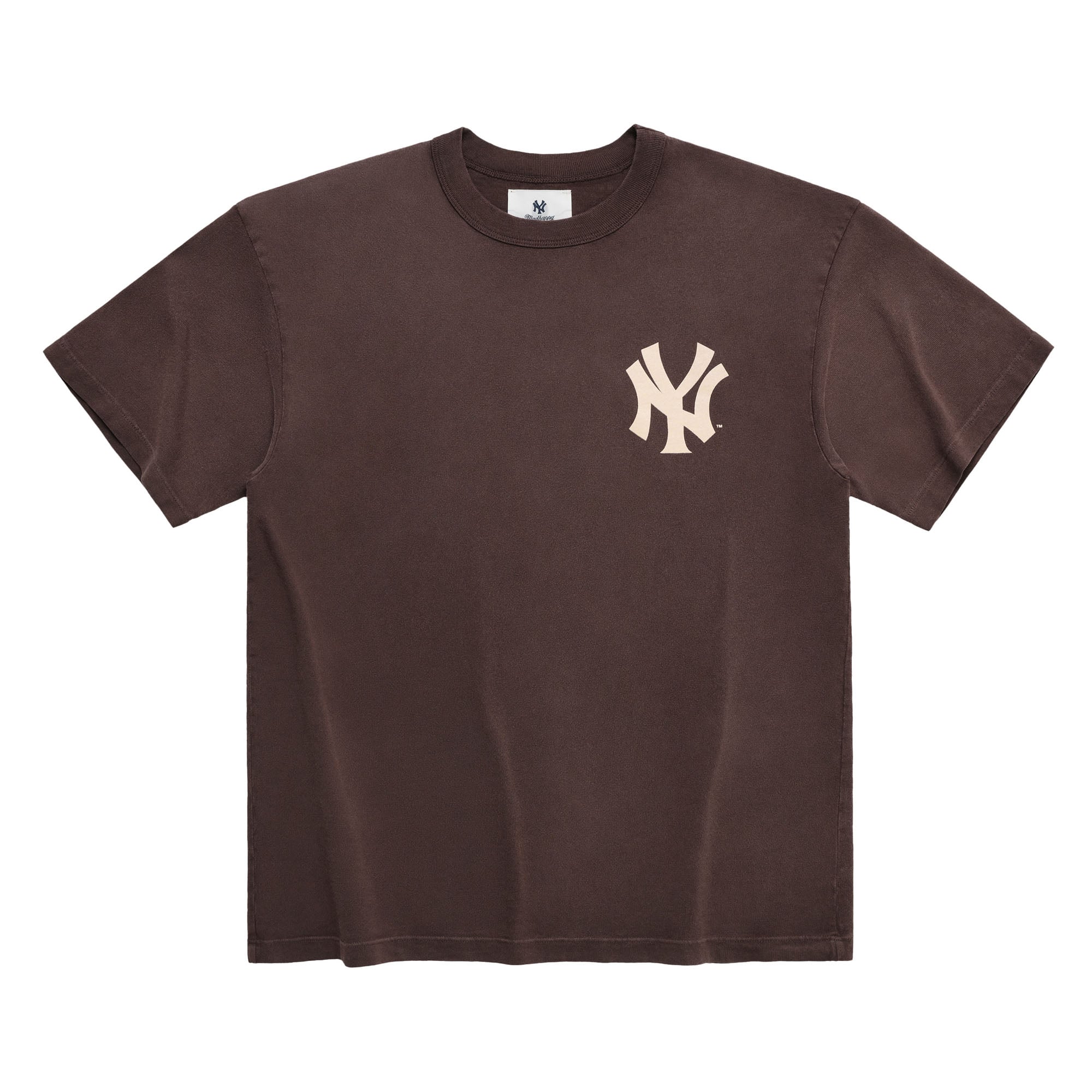 Unisex New York Yankees Madhappy Brown Washed Heavyweight T-Shirt
