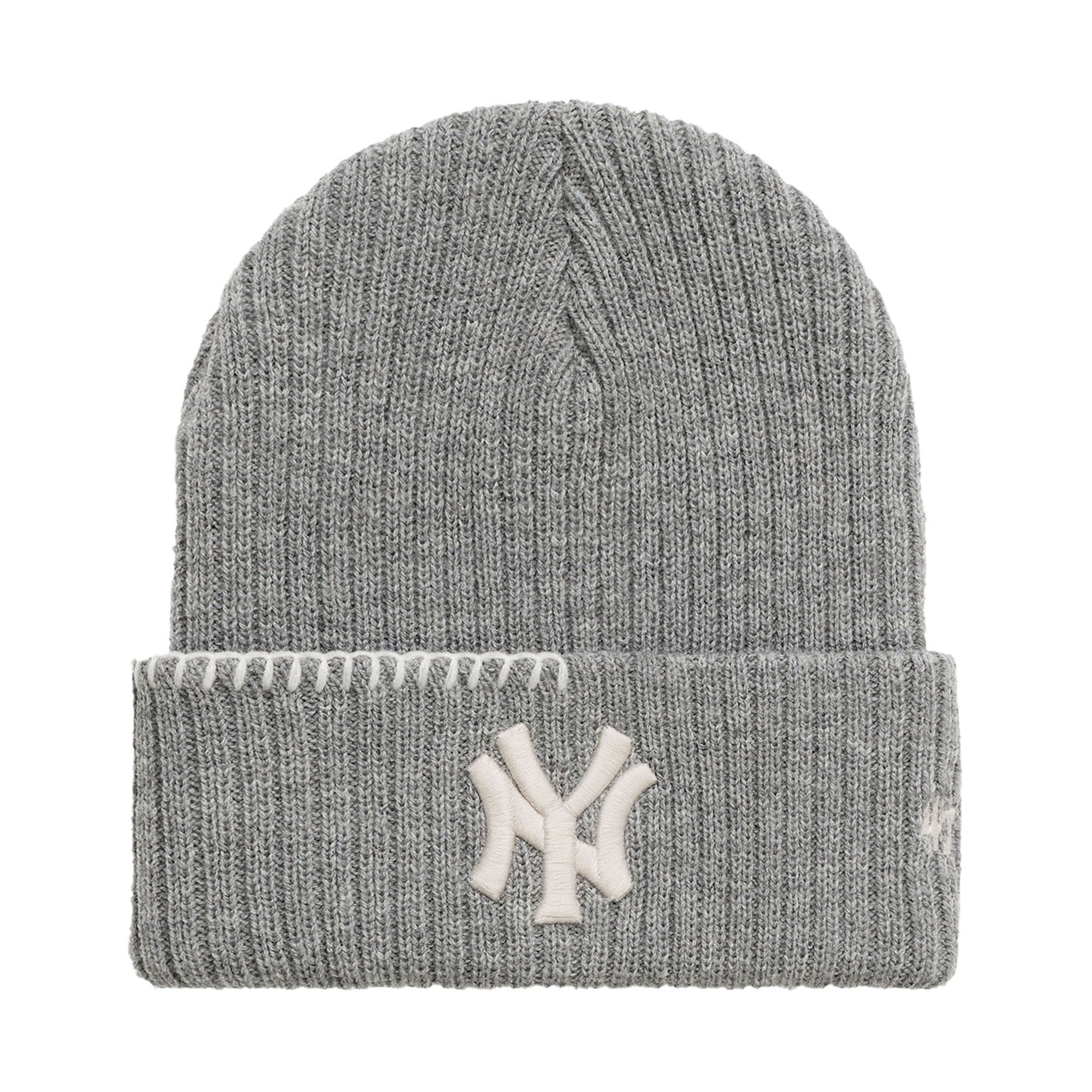New York Yankees Madhappy Unisex Rib Knit Beanie - Charcoal