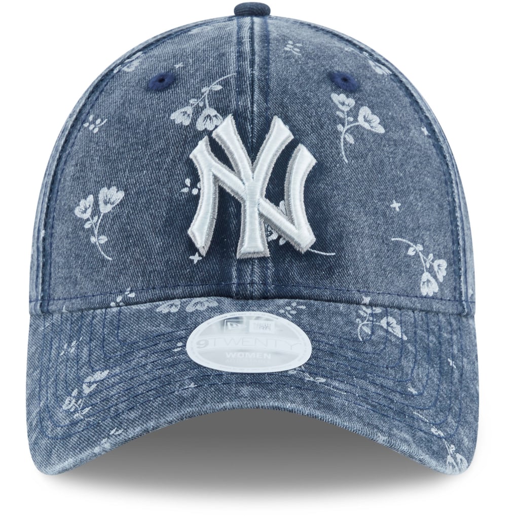 Women New York Yankees Hat Strapback New Era Blue Floral Denim Casual Classic Women main image 3