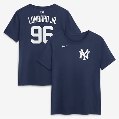 George Lombard Jr. New York Yankees Nike Women's Name & Number T-Shirt - Navy