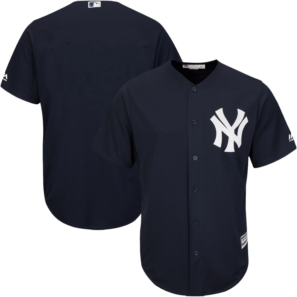 Youth New York Yankees Majestic Navy Official Cool Base Jersey