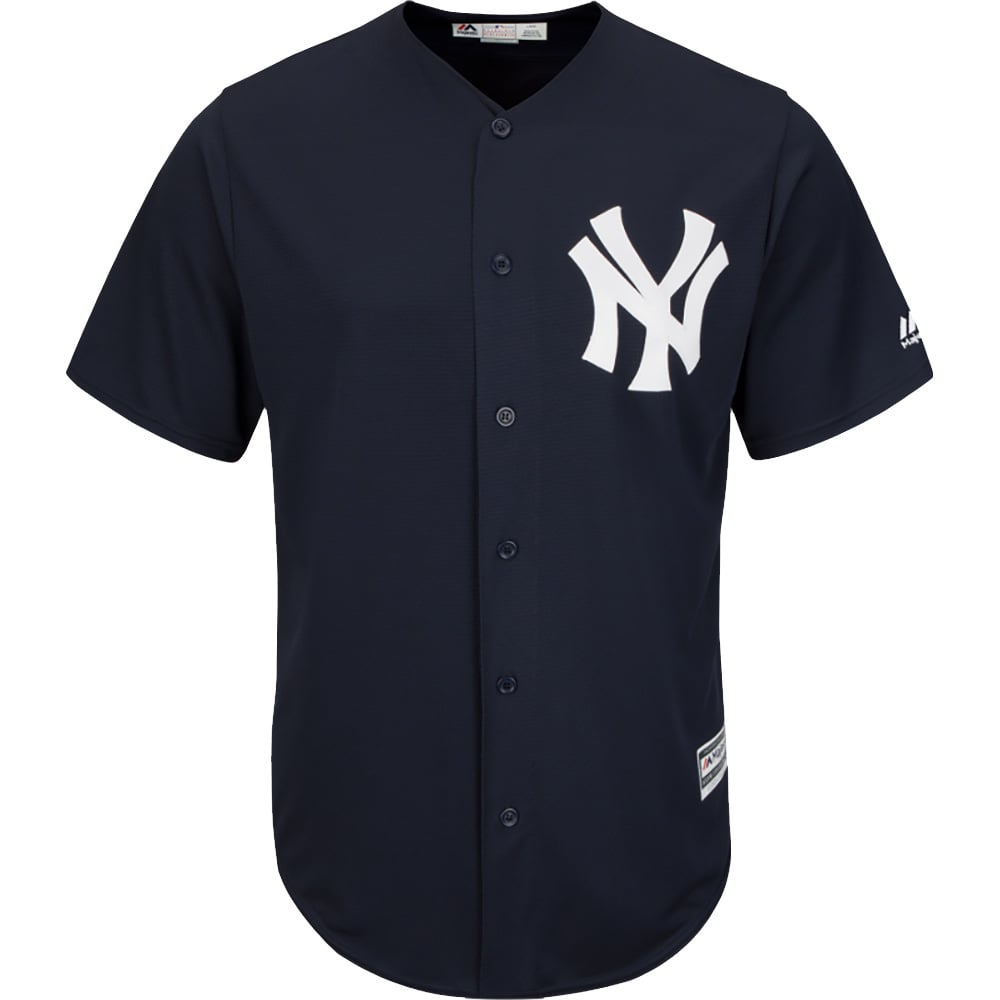 Youth New York Yankees Majestic Navy Official Cool Base Jersey