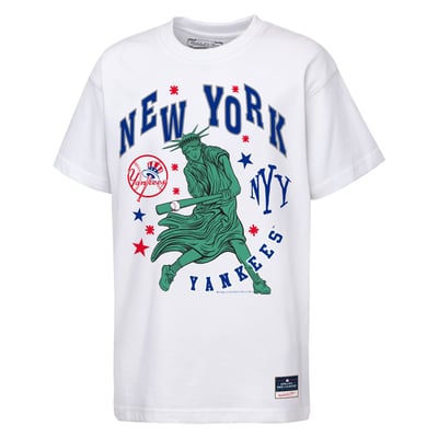 New York Yankees Mitchell & Ness Youth Mascot Star Power T-Shirt - White