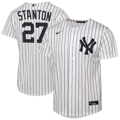 Giancarlo Stanton New York Yankees Nike Youth Home Replica Jersey - White