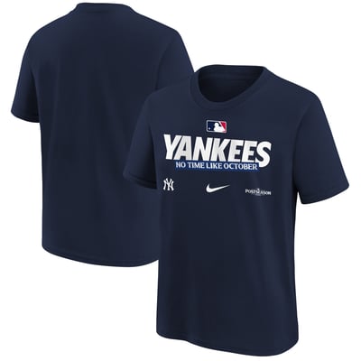 New York Yankees Nike Youth 2026 MLB Postseason Authentic Collection T-Shirt - Navy