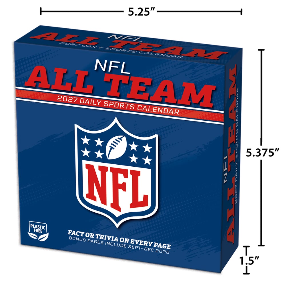 NFL Multi-Team 2027 Box Calendar