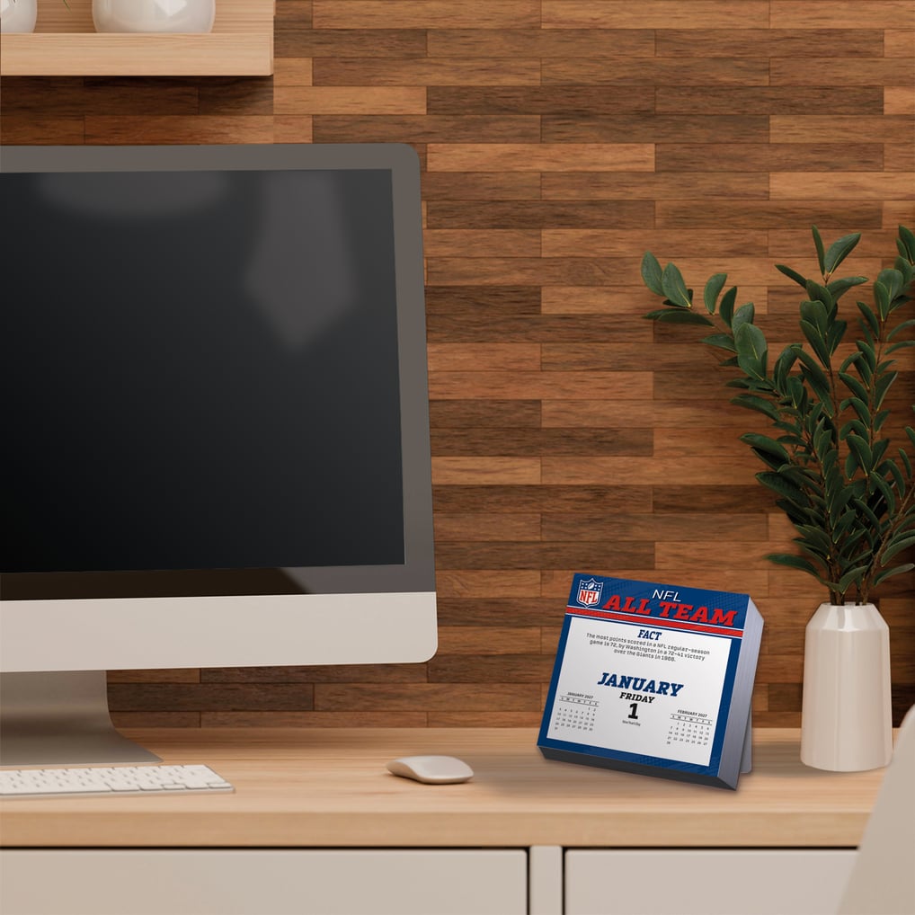 NFL Multi-Team 2027 Box Calendar