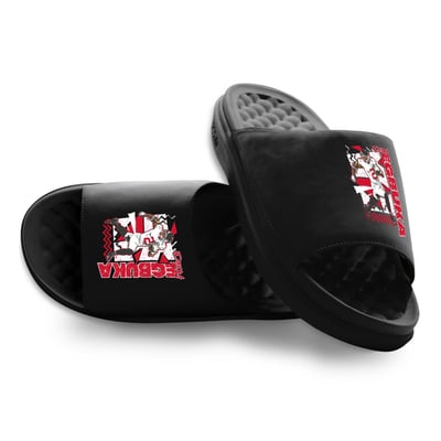Emeka Egbuka NFLPA ISlide  Retro Collage Motive Slide Sandals