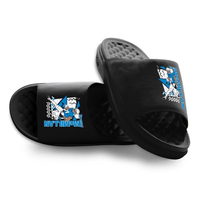 Tetairoa McMillan NFLPA ISlide  Retro Collage Motive Slide Sandals