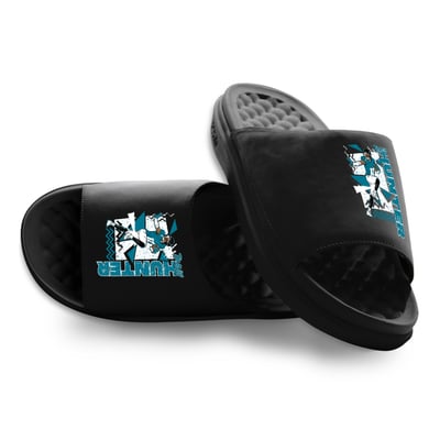 Travis Hunter NFLPA ISlide  Retro Collage Motive Slide Sandals