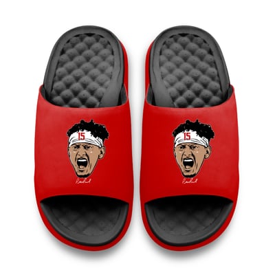 Patrick Mahomes NFLPA ISlide x BreakingT  Swag Head Motive Slide Sandals