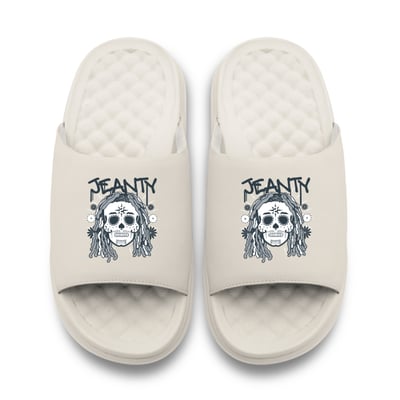 Ashton Jeanty NFLPA ISlide x BreakingT Player Skull Motive Slide Sandals