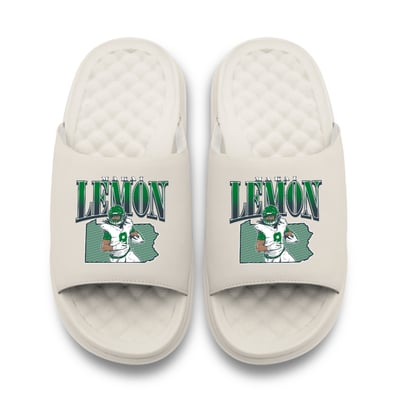 Makai Lemon NFLPA ISlide x BreakingT State Outline Motive Slide Sandals