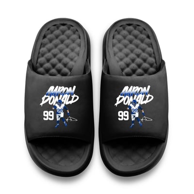 Aaron Donald NFLPA ISlide Unisex Name & Number Motive Slide Sandals