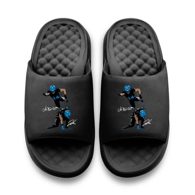 Amon-Ra St. Brown & Jahmyr Gibbs NFLPA ISlide Unisex Flying Celebration Motive Slide Sandals