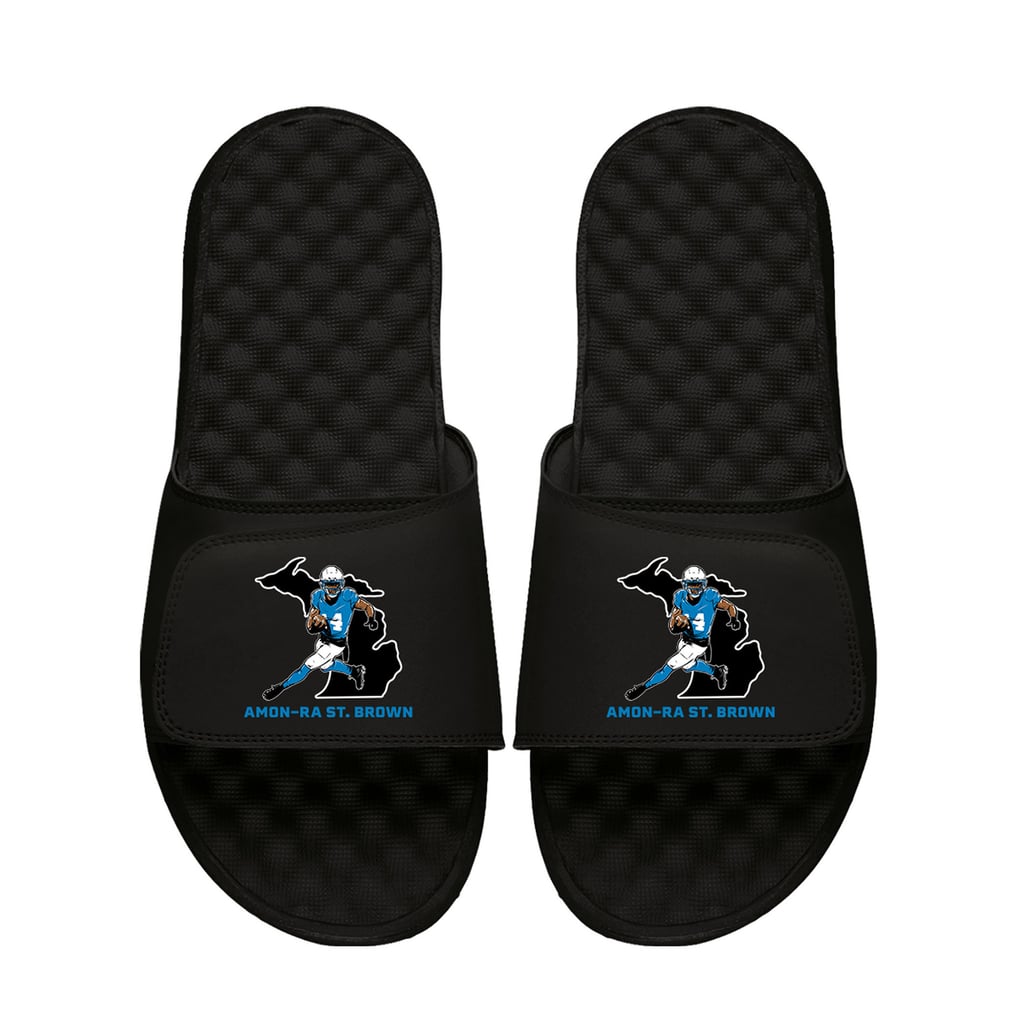 Amon-Ra St. Brown  ISlide Unisex State Outline Slide Sandals