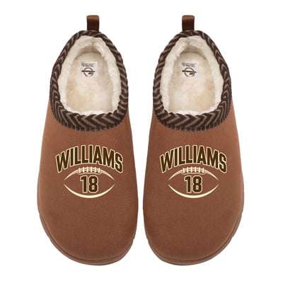 Caleb Williams NFLPA ISlide Unisex Name & Number Stack Mission Slippers